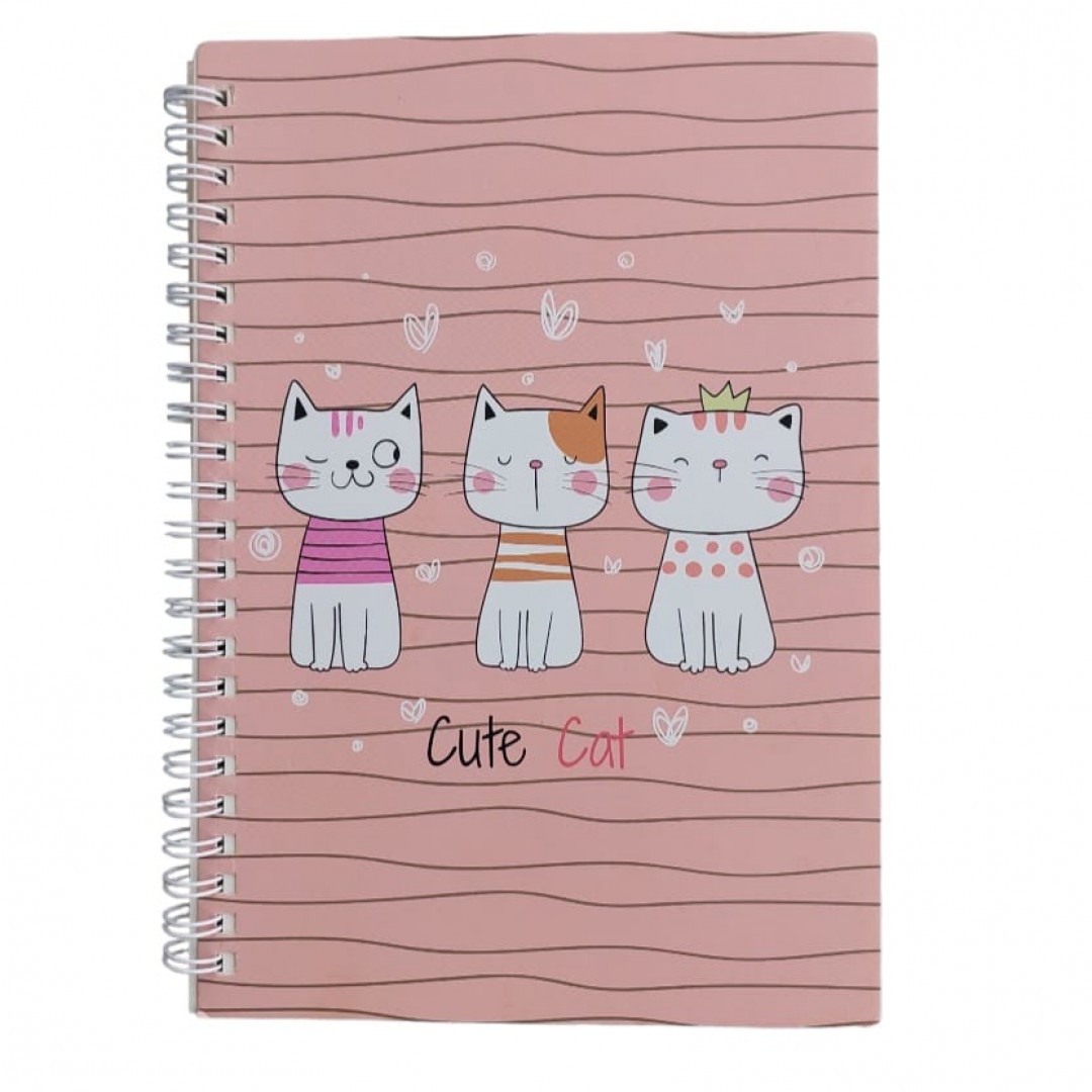 Caderno P Cute cat três gatos